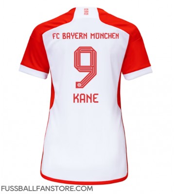 Bayern Munich Harry Kane #9 Replik Heimtrikot Damen 2023-24 Kurzarm